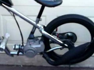 custom motorised jesse james chopper