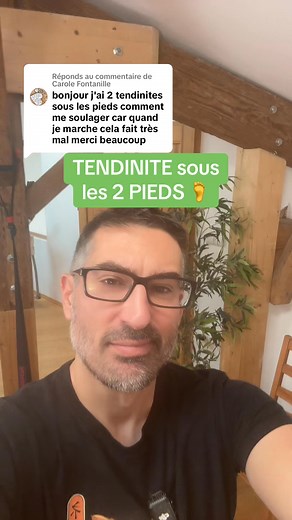 Réponse à Fontanille Aponévrosite plantaire : Causes, traitement et différenciation avec la sciatique 🦶💥 #DouleursPied #SantéPlantaire” Description : L’aponévrosite plantaire, également connue sous le nom de fasciite plantaire, est une inflammation du fascia plantaire qui se manifeste par une douleur intense au talon, souvent ressentie dès les premiers pas le matin. 🦶 Gilles Beaumé t’explique ici les causes, les traitements, et comment faire la différence avec une douleur de type sciatique. •