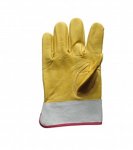 [Hot Item] Cow Grain Leather Palm & Back Keystone Thumb Unlined Work Glove