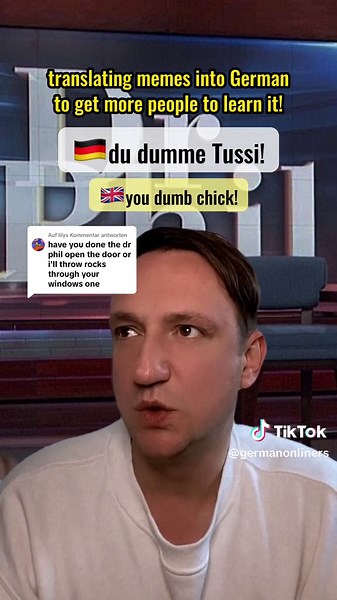 Dr Phil Meme Translation: Open the Door in German