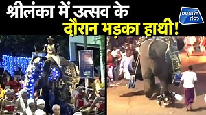 103K views · 124 shares | SRI LANKA में उत्सव के दौरान भड़का हाथी ! | Duniya Tak | Facebook