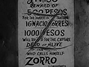 Zorro - Générique Noir et blanc version longue