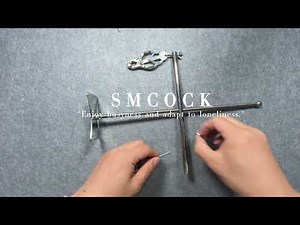 1 Set Clover Clamps with Cross Bracket - Can be stretched by 30cm