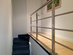 [Hot Item] Fashion Design Stainless Steel Rod Bar Balustrade for Staircase with Fascia/Side Mount