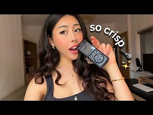 ASMR Tascam Mic Biting So CRISP You’ll Feel It 🤍 (Demogorgon, Spit Painting, Clicky)