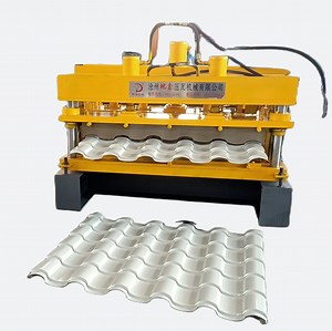 [Hot Item] Glazed Roof Panel Step Tile Cold Roll Forming Machine Tile Roofing Sheet Forming Lines