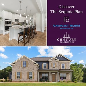 Look no further than Oakhurst Manor's Sequoia floor plan for the perfect blend of luxury and comfort. This stunning two-story layout offers: ✨ 3,403 Sq. Ft. | 5 Beds | 4 Baths ✨ 2-Bay Garage ✨ Pocket Office ✨ Fully-Equipped Kitchen ✨ Spacious Great Room Take the next step in finding your dream home: https://brnw.ch/21wH4Eb | Century Communities - Atlanta | Facebook
