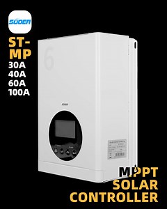 🌞ST-MP series MPPT solar controller, efficient MPPT technology, charging efficiency increased by more than 30%! 🔌Supports multiple specifications of 30A/40A/60A/100A, intelligent tracking of maximum power point, real-time LCD display, precise control of current and voltage. 🛡️Multiple protection mechanisms to ensure safe and stable operation of the system. 🧠Make your solar system more efficient and smarter! #inverter #solarchargercontroller #batterychargers #SolarHybridInverter #HybridInvert