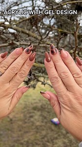 acrylic nails with gel design on top #acrylicnails #nailtutorial #satisfyingvideo #leopardnails #gelnails | Sarah's Nail Secrets