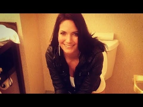 Girl pooping