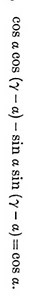 Verify and simplify the trigonometric expression: \cos a \cos (... | Filo