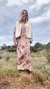 3.7K views · 15 reactions | POV : Le look bohème parfait ✨ Une robe longue à motif floral, un gilet écru sans manches et des boots camel kitten-heel : le combo parfait !  Retrouvez toute la collection de prêt-à-porter @texto.officiel dans une sélection de boutiques et sur eram.fr. ️ #eram #TEXTOchezEram #nouvellecollection #outfit #falloutfit #outfitinspo #fashionreels #reelsexplore #reelsinsta | Eram | Facebook