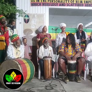 Nyabinghi ises liderado por Ras Ivi e família: celebração inaugural do 'Dia de Dinah' na sede da TTI na Jamaica, comemorando o 133º aniversário do nascimento da Imperatriz H.I.M Wozera Menen | Point do Reggae