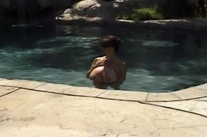 Joyce Gibson aka Alexis Love - Swimming Pool - - watch on VoyeurHit.com. The world of free voyeur video, spy video and hidden cameras