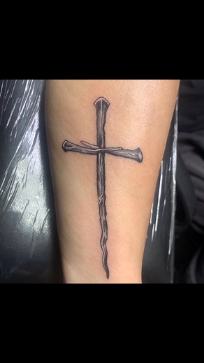 #dermfxtattoo #seekinkamo #crucifix tattoo | SeekInk Amo
