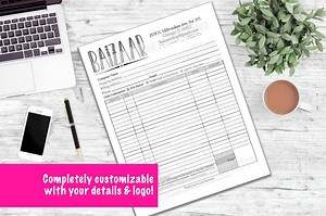 Custom 2-part Carbonless Order Forms | Full Size NCR Invoice Books | Business Receipt Books | Custom Order Pads for Small Business - Etsy