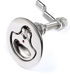 Thorn Boat Cam Latch Stainless Steel Marine Hatch Pull with Back Plate