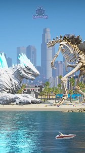 187K views · 1.7K reactions | Skeleton Godzilla vs Titanus Shimo | GaaMardon Gaming | Facebook