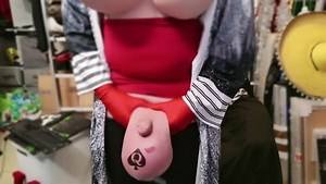 QOS Sissy Big Tits Big Balls Saline Infusion Fake Tits Unboxing Boobs Reveal 2