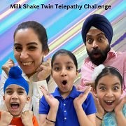 Milk Shake Twin Telepathy Challenge This is a Family Page , All are...
