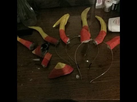 Homestuck troll horns (Made out of paper)