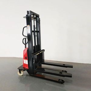 [Hot Item] 12V Self Lift Stacker Cheap Price Stacker Machine Mini Semi Electric Forklift