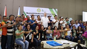 WATCH. BARANGAY LEADERS ATTEND TRANSFORMATIVE MEDIATION TRAINING WORKSHOP Newly elected barangay leaders from the LGUs of the Second, Third, and Fourth Districts of Negros Occidental attended the three-day Transformative Mediation Training Workshop for Newly Elected Barangay Leaders of Negros Occidental, held at Mambukal Convention Center in Murcia, that started yesterday (July 24). #AbanseNegrense | Negros Occidental Provincial Government