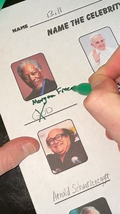 1.3M views · 4.2K reactions | Name The Celebrity Homework Grading 藍 | Joey Rogoff | Facebook