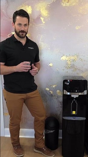 "iSpring Free Standing Water Dispenser: Chilled, Filtered Hydration at Your Fingertips!