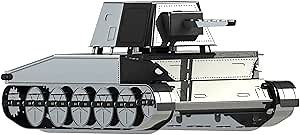 METAL TIME Model Т - 67, 3D Puzzles for Adults or Teens, DIY Metal Puzzle Model Kit, 3D Metal Model Brain Teaser Puzzle - Great Gift Idea, 49 PCS.