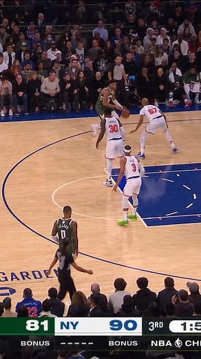 Giannis triple! 🎯 📺 #NBAXmas on ESPN! | NBA