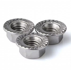 [Hot Item] DIN6923 A4 Hex Nuts Wheel Nuts Flange Nut