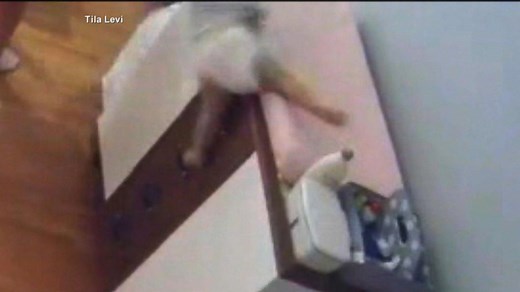 Baby's Changing Table Fall Caught on Camera