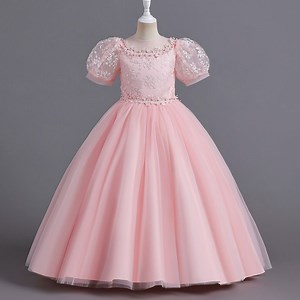 [Hot Item] Girls Party Dresses for Weddings Children Ball Gown Frock Design Dress Kids Girls