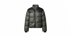 Louis Vuitton レザー ダウンジャケット