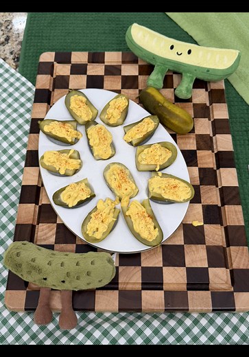 Deviled Dills: Pickle-Based Deviled Eggs Alternative