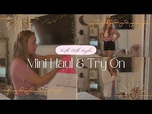 Mini Haul & Try On (Vineyard Vines, Summer Fridays, Aerie) | Teenage Girl