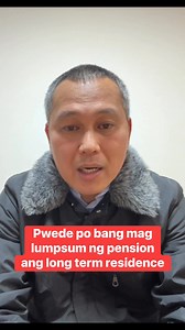 39K views · 725 reactions | Pwede po bang mag lumpsum ng pension ang long term residence #japan #Benefits #Pension #insurance | Dan Watanabe | Facebook