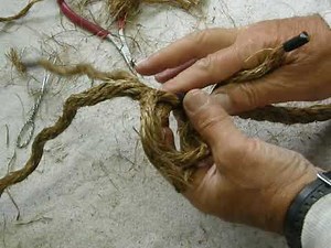 Mathew Walker Knot: Three Back Splices in 3-strand Rope: (Part 5 of 5)
