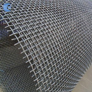 [Hot Item] Square Wire Mesh Sand Vibrating Screen Stone/Aluminum Crimped Wire Mesh