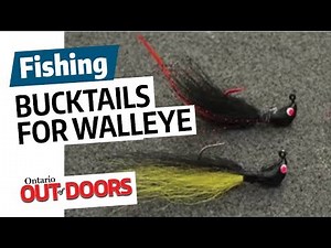 Ripping bucktails in weeds for walleye