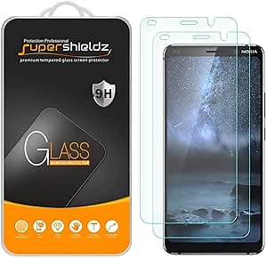Supershieldz (2 Pack) Designed for Nokia 9 and Nokia 9 PureView Tempered Glass Screen Protector, Anti Scratch, Bubble Free