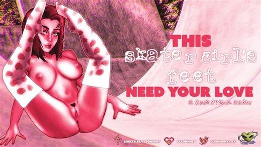 esta skatista tem alguns pés doloridos! [Somente áudio][asmr][RPG de áudio][Fetiche por pés][femdom][gfe]