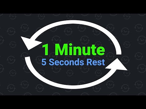 1 Minute Interval Timer with 5 Seconds Rest