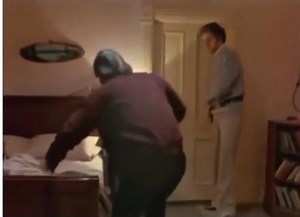 1.8K views · 34 reactions | This clip of Jack Nicholson psyching himself up for the famous bathroom/axe scene in Stanley Kubrick's 'The Shining' (1980) movie is arguably as frightening as the scene itself!! | Paul Currie | Facebook