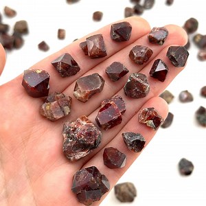 Red Zircon Crystal | Natural Raw Mineral Specimen, December Birthstone - Etsy