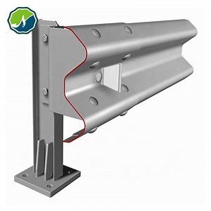 [Hot Item] Roadway Safety W Beam Steel Crash Barrier Hot Dipped Galvanized Highway Guardrail Price