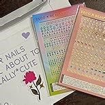 Deco Beauty Spaced Out Nail Stickers - Lightweight & Easy-to-Apply Nail Art with Cute & Trendy Designs - Durable & Long-Lasting Nail Stickers for Women, Ideal for DIY Manicures