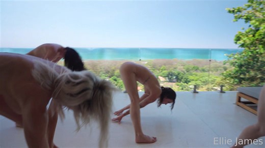 Boba Bitch Yoga w Cosmic Kitti, FlashingEmma, Ellie James, Lila LaBelle, Riah Sweets,