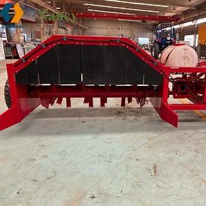 Organic Fertilizer Production Equipment Maximum Aeration and Blending Compost Windrow Turners Organic Fertilizer Compost Turner Machine